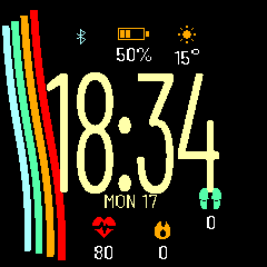 Four Lines MIP layout at 240 by 240 pixels